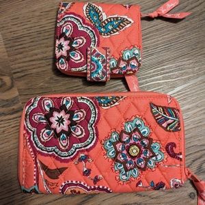 Vera Bradley Call me Coral wallets